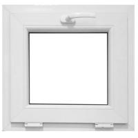 Okno sklápěcí 56,5x53,5cm bílé