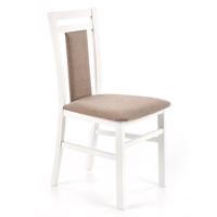 Židle Hubert 8 dřevo/látka bílá/inari 23 45x51x90
