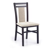 Židle Hubert 8 dřevo/látka wenge/vila 2 45x51x90