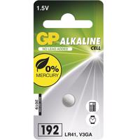 Alkalická knoflíková baterie GP 192F (LR41), 1 ks