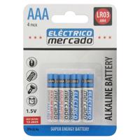 Baterie AAA LR03 alkalické blis. 4KS EM