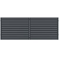 Brána Salerno 400x150 ZN RAL 7024 mat