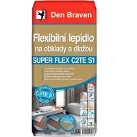 Den Braven Flexibilní lepidlo na obklady a dlažbu SUPER FLEX C2TES1 25 kg