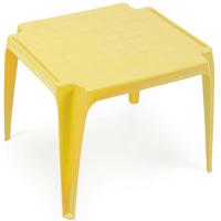 Dětská plastový stolek, žlutý