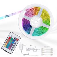 Flexibilní RGB-LED pásek, bílý, 150x RGB-LED, délka 5m