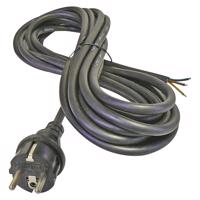 Flexo šňůra gumová 3x 1,5mm2, 3m, černá
