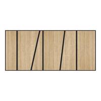 Frézovaný panel Slant dub 65x29 cm MDF