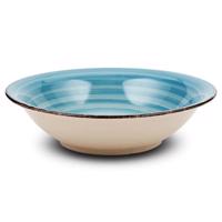 Hluboký talíř  "Lines Faded Blue" 21 cm