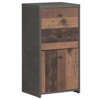 Komoda BEST CHEST old wood vin/beton