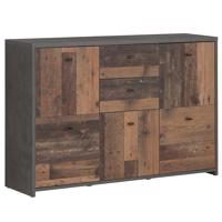 Komoda BEST CHEST old wood vin/beton