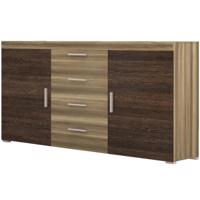 Komoda Tom 150cm Country šedá/Arusha Wenge