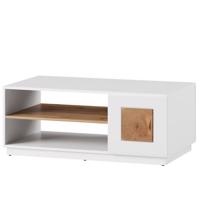 Konferenční stolek 41 Wood 110 cm Bila/Dub Wotan