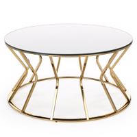 Konferenční stolek Afina zrcadlo/zlatá