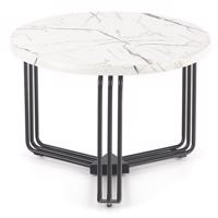 Konferenční stolek Antica-M bílá mramor/černá