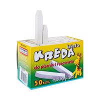 Křída bílá, typ B, čtverec, 50 ks