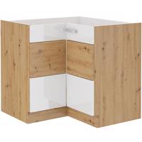 Kuchyňská Skříňka Artisan BÍLÝ 90x90 Nd 2f Bb
