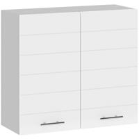 Kuchyňská skříňka Daria 80 cm, bílá/ popelavě šedá, G80 2D