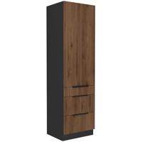 Kuchyňská skříňka Monza ořech okapi 60dks-210 1f 3s