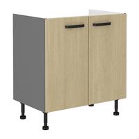 Kuchyňská Skříňka SCANDI jedle/antracit 80zl 2f bb