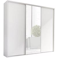 Skříň Se Zrcadlem Grande 254 cm Bílý