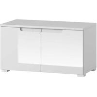 Skříň Selene 79 cm bílá mat / bílá lesk