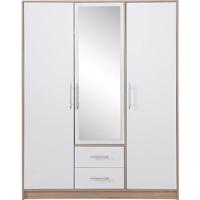 Skříň Smart 150 cm Dub Sonoma/Bílá