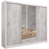 Skříň Stone 250 bílá/beton