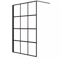 Sprchová zástěna WALK-IN Metro 130x195 black