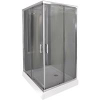 Sprchový kout čtvercový  KN/TX5B 80/100 GY SB Glass protect