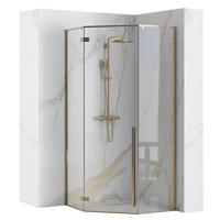 Sprchový kout Diamond Rea 80x80x195 gold