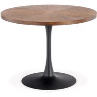 Stùl Carmelo 100 Mdf/Ocel – ořech/černá