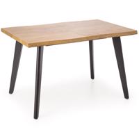 Stůl Dickson 2 88x150 mdf/ocel – přírodní/černá