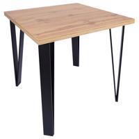 Stůl Karlos 110x110 dub wotan