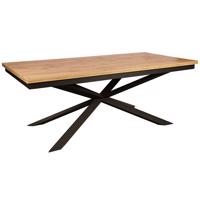 Stůl St-33 180x90+60 dub wotan/černá