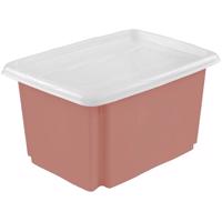 Úložný box s víkem červený 38x28,5x20,5 1
