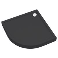 Vanička půlkulatá Black Mat 90x90x12 R55 Espera Plus AQM4634CMG