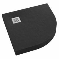 Vanička půlkulatá New Horizons Black Stone 90x90x12 R55 3.3304/C/ST-M2