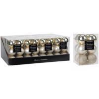 Vánoční koule 12ks x60mm star light can218090