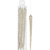 Vánoční ozdoba Rampouch 23cm 3ks silver caa734110