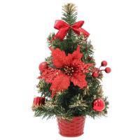 Vánoční stromeček 30 cm červený 9588