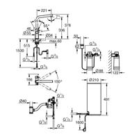 Výpusť s bojlerem stojánková GROHE RED DUO 30325DC1