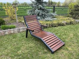 Zahradní lehátko Loft palisandr