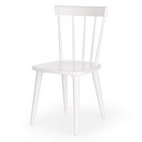 Židle Barkley dřevo bílá 50x50x85