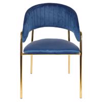Židle Glamour Námořnická Modrá